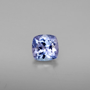 Tanzanite naturale blu da 1,07 ct, taglio a cuscino, VVS