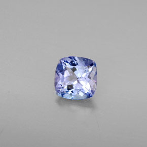 Tanzanite naturale blu da 1,07 ct, taglio a cuscino, VVS
