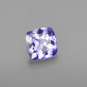 Tanzanite naturale blu da 0,87 ct, taglio a cuscino, VVS