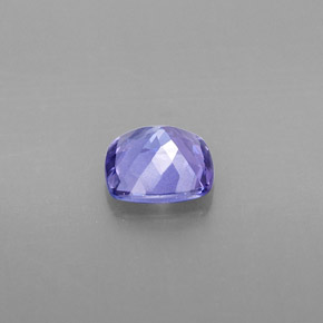 Tanzanite naturale blu da 0,87 ct, taglio a cuscino, VVS