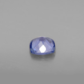 Tanzanite naturale blu da 0,81 ct, taglio a cuscino, VVS