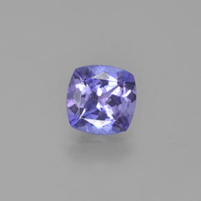 Tanzanite naturale blu da 0,91 ct, taglio a cuscino, VVS-VS