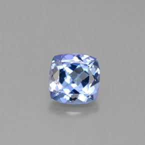 Tanzanite naturale blu da 1,06 ct, taglio a cuscino, VVS