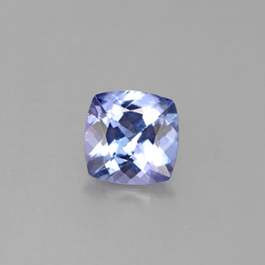 Tanzanite naturale blu da 0,92 ct, taglio a cuscino, VVS