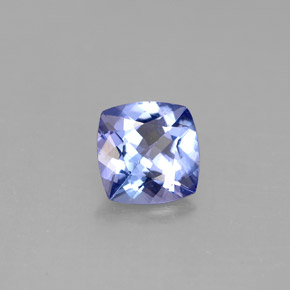 Tanzanite naturale blu da 0,92 ct, taglio a cuscino, VVS