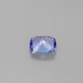 Tanzanite naturale blu da 0,86 ct, taglio a cuscino, VVS