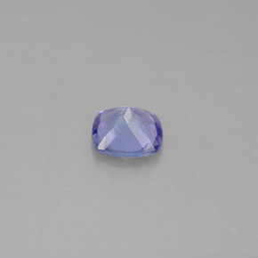 Tanzanite naturale blu da 0,84 ct, taglio a cuscino, VVS