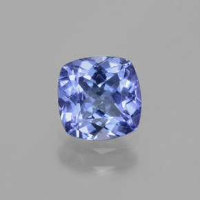 Tanzanite naturale blu da 0,99 ct, taglio a cuscino, VVS