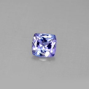Tanzanite naturale blu da 0,86 ct, taglio a cuscino, VVS
