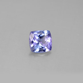 Tanzanite naturale blu da 0,86 ct, taglio a cuscino, VVS