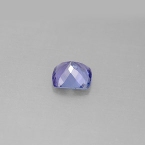 Tanzanite naturale blu da 0,86 ct, taglio a cuscino, VVS