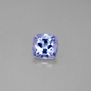 Tanzanite naturale blu da 1,05 ct, taglio a cuscino, VVS