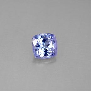 Tanzanite naturale blu da 1,05 ct, taglio a cuscino, VVS