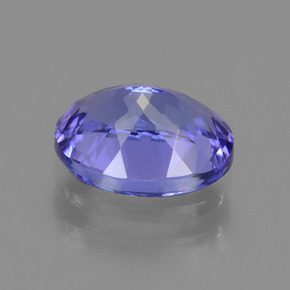 Tanzanite naturale viola da 1,48 ct, taglio ovale, VVS-VS