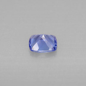 Tanzanite naturale blu da 0,90 ct, taglio a cuscino, VS