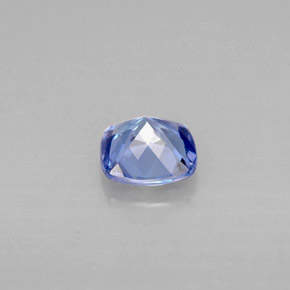 Tanzanite naturale blu da 0,91 ct, taglio a cuscino, VS
