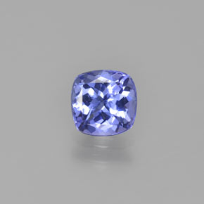 Tanzanite naturale blu da 0,94 ct, taglio a cuscino, VS