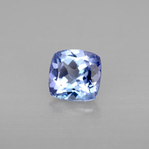 Tanzanite naturale blu da 1,01 ct, taglio a cuscino, VVS-VS