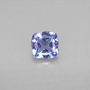Tanzanite naturale blu da 1,03 ct, taglio a cuscino, VVS-VS