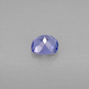 Tanzanite naturale blu da 0,84 ct, taglio a cuscino, VVS