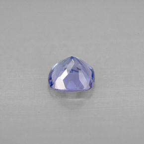 Tanzanite naturale blu da 0,96 ct, taglio a cuscino, VVS