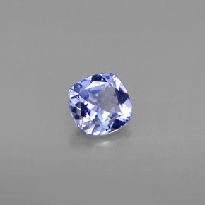 Tanzanite naturale blu da 0,74 ct, taglio a cuscino, VVS