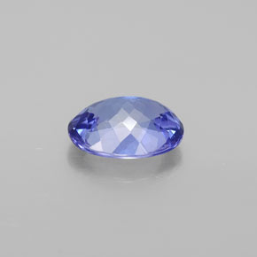 Tanzanite naturale blu da 1,55 ct, taglio ovale, VVS