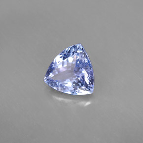 Tanzanite naturale blu da 1,24 ct, trillion, VVS-VS