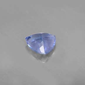 Tanzanite naturale blu da 1,24 ct, trillion, VVS-VS