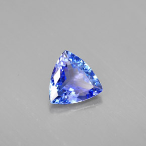 Tanzanite naturale blu da 1,09 ct, trillion, VVS-VS