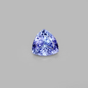 Tanzanite naturale blu da 1,24 ct, trillion, VVS-VS