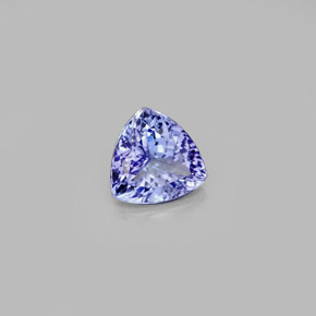 Tanzanite naturale blu da 1,24 ct, trillion, VVS-VS