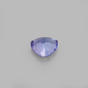 Tanzanite naturale blu da 1,24 ct, trillion, VVS-VS