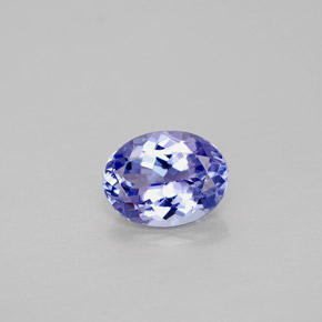 Tanzanite naturale blu da 1,43 ct, taglio ovale, VVS