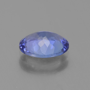 Tanzanite naturale blu da 1,24 ct, taglio ovale, VVS