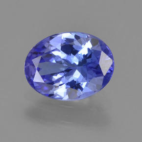 Tanzanite naturale blu da 1,22 ct, taglio ovale, VVS