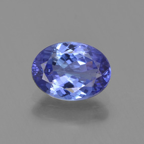 Tanzanite naturale blu da 1,20 ct, taglio ovale, VVS