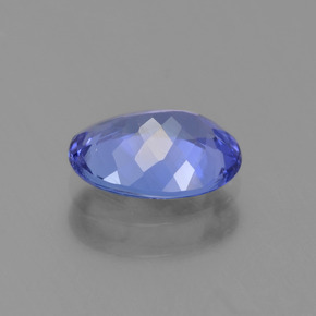 Tanzanite naturale blu da 1,20 ct, taglio ovale, VVS