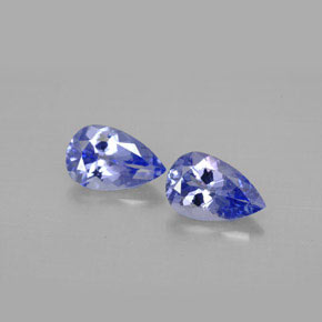 Tanzanite naturale viola da  ct, taglio a pera, VVS-VS