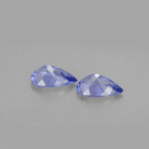 Tanzanite naturale viola da  ct, taglio a pera, VVS-VS
