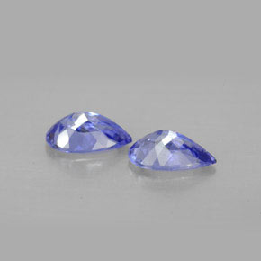 Tanzanite naturale viola da  ct, taglio a pera, VVS-VS