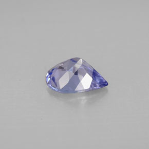 Tanzanite naturale viola da 1,04 ct, taglio a pera, VVS