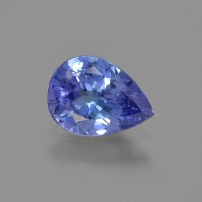 Tanzanite naturale blu da 0,88 ct, taglio a pera, VVS-VS