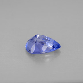 Tanzanite naturale viola da 0,94 ct, taglio a pera, VVS-VS
