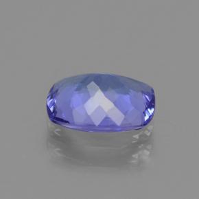 Tanzanite naturale blu da 1,28 ct, taglio a cuscino, VS