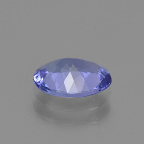 Tanzanite naturale blu da 1,06 ct, taglio ovale, VS