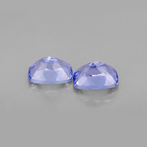 Tanzanite naturale viola da  ct, taglio a cuscino, VVS