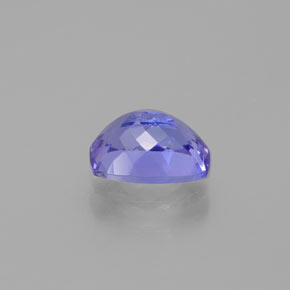Tanzanite naturale viola da 0,96 ct, taglio a cuscino, VVS