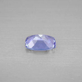 Tanzanite naturale viola da 0,82 ct, taglio a cuscino, VVS-VS