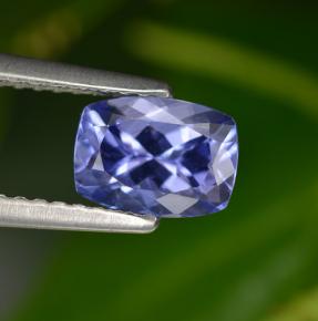 Tanzanite naturale blu da 0,99 ct, taglio a cuscino, VVS-VS